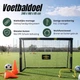 Ворота для футзала Umbro металлическая с сеткой 240x160x85 см (8711252268934) - изображение 7