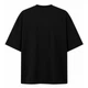 Мужская футболка BOSS Oversize М черная с большим логотипом Premium Casual - изображение 2