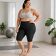Шорты для похудения Hot Shapers, черные, размер 5XL (Неопреновые бриджи с эффектом сауны) - изображение 3