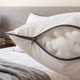 Подушка класична біла Sweet Dream з чохлом на блискавці 50х70 см - зображення 2