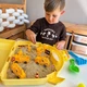 Волшебный кинетический песок Woopie 58762 Стройплощадка с башенным краном и машинками в чемодане (5906280658762) - изображение 4