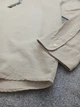 Чоловіча льняна сорочка M&S Linen Blend р. XL Regular Fit бежева без коміра (з коміром-стійкою) - зображення 3