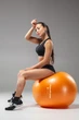М'яч для фітнесу (фітбол) Power System PS-4011 Ø55 cm PRO Gymball Orange - зображення 6