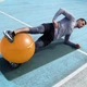 М'яч для фітнесу (фітбол) Power System PS-4013 Ø75 cm PRO Gymball Orange - зображення 2