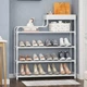 Металлическая полка-этажёрка для обуви Shoe Rack — стойка для прихожей, компактная и прочная - изображение 2