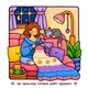 Раскраска "Hobby Girl №2" cozy comfy уютные атмосферные мальованки антистресс для взрослых и детей - изображение 2