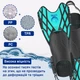 Спортивные ласты для плаванья VelaSport Spider (38/42) регулируемые Длина 40см. с Открытой пяткой Детские и взрослые Бирюзовые - изображение 6