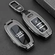 Металлический чехол для ключа Audi А1,А3,A4,A5,A6,Q3,Q5,Q7, захисний кейс на ключ ауди с карабином - изображение 1