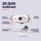 Веб-камера Trust Tomar 2K QHD 30 fps White (26180_TRUST) - изображение 11