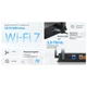 Беспроводной маршрутизатор TP-Link EB210 Pro Wi-Fi 7 BE3600 2.4/5 GHz 1x2.5 GbE 3xGbE USB 3.0 4 антенны Black - изображение 5