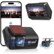 Автомобільний відеореєстратор CHORTAU B-T52 4K Wi-Fi 2 камери IPS 3" WDR - зображення 1