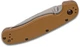 Ніж Ontario Knife RAT II Linerlock Coyote brown (D2) - зображення 3