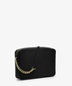 Сумка MICHAEL KORS JET SET LARGE SAFFIANO LEATHER CROSSBODY BAG 35T8GTTC9L black черная золотистая фурнитура - изображение 3
