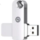 Флеш-накопичувач ASUS a-Disk 64 ГБ USB 3.2 Gen 1, металевий, обертовий, стильний, міцний, фіолетовий, незамінний для бізнесу, навчання, офісу, торгів, комп'ютера, загального використання, серія U300 - зображення 1