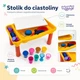 Kreatywny stolik Woopie 58809 z ciastoliną, schowkami i foremkami 40 elementów (5906280658809) - obraz 3
