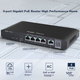 Ruijie 5-портовый гигабитный POE-шлюз All-In RG-EG105G AC Controller, маршрутизатор корпоративного уровня, один WAN-порт, управление поведением - изображение 5