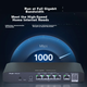 Ruijie 5-портовый гигабитный POE-шлюз All-In RG-EG105G AC Controller, маршрутизатор корпоративного уровня, один WAN-порт, управление поведением - изображение 6