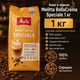 Кава в зернах Melitta BellaCrema Speciale 1 кг 100 відсотків арабіка середнє обсмаження для кавомашини з вершковими та горіховими нотками - зображення 1
