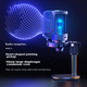 Микрофон FIFINE, USB, для компьютера, игр, прямых трансляций и записи, с RGB-подсветкой, шумоподавлением для мобильного видео, профессиональный микрофон для ноутбука и настольного компьютера, формат A6, белый. - изображение 7