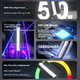 Портативный светодиодный RGB-светильник LATZZ с регулируемой цветовой температурой, мягкий ручной свет для фотосъемки, прямых трансляций, ночной съемки на открытом воздухе, видеосъемки и создания атмосферы. - изображение 4