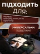 Портативний столик-підставка для ноутбука зі складаними ніжками, міністол для ліжка, чорний - зображення 2