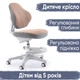 Дитяче крісло Evo-Kids Mio Classic Brown (арт.Y-405 BR) - изображение 1