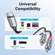Кабель Vention BILHF Type-C - RCA 1 м Сірий (6922794792791) - зображення 10
