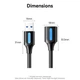Кабель Vention CBOBD USB 3.2 0.5 м Черный (6922794799639) - изображение 10