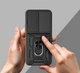 Чехол Primo Shockproof для Realme C85 - противоударный, с подставкой и шторкой для камеры - Black - изображение 3