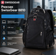 Рюкзак міський SwissGear 8810 для ноутбука 156 дюйма 35 л з USB портом ортопедичною спинкою водовідштовхувальний чорний - зображення 1