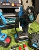 Аккумуляторный набор садовых инструментов Krafftec 2в1 секатор и мини пила 15 см 36V 4Ah с двумя аккумуляторами бесщеточными двигателями в кейсе - изображение 6