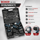 Набор аккумуляторных инструментов BOXER SR033 3в1 с двумя аккумуляторами 24 В дрель шуруповерты ударный гайковерт аккумуляторная отвертка в кейсе - изображение 3