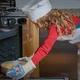 Господарські вогнетривкі рукавички Grill Heat Aid (до 800 °С), Kevlar + силікон, захист рук від вогню та спеки (EN407), набір із 2 штук - зображення 8