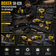 Набор аккумуляторных инструментов BOXER SR028 3в1 24 4 В с двумя аккумуляторами шуруповерт ударный гайковерт болгарка 125 мм в кейсе - изображение 2