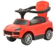 Детская машина-каталка с родительской ручкой Milly Mally Porsche Cayenne Красная (01044) (5907090701044) - изображение 6
