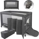 Ліжечко туристичне Milly Mally Mirage Dark Grey (5901761121902) - зображення 2