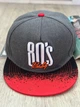 Кепка снепбек (Snapback) Baby 80's Серо-оранжевый 56-61р (9110) - изображение 3