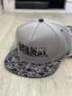 Кепка снепбек (Snapback) Normal Сірий з чорним 56-61р (9100) - изображение 1