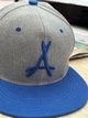 Кепка снепбек (Snapback) Atlanta Braves Серый с синим 56-61р (9102) - изображение 3