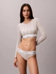 Женский укороченный лонгслив Calvin Klein со вшитыми чашечками 1159962391 (Бежевый M) - изображение 3