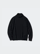 Вязаный свитер UNIQLO из шерсти 1159830953 (Черный M) - изображение 1