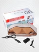 Масажер комір роликовий вібромасажер з підігрівом Shiatsu Massager of Neck Kneading Original Бежевий-Помаранчевий - зображення 5