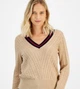 Женский свитер Tommy Hilfiger пуловер 1159849818 (Бежевый XL) - изображение 2