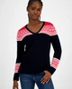 Женский свитер Tommy Hilfiger с узором 1160647004 (Синий S) - изображение 1