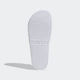 Легкие шлепанцы Adilette Aqua от Adidas с фирменными полосками 47.5 (12 US) 30 см Белый/Серый 1159855964 - изображение 5