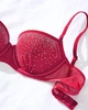 Комплект белья со стразами Victoria's Secret Pink бюстгальтер и трусики бикини 1161257611 (Красный 36A/M) - изображение 9