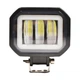 LED фара JR-0-30W-1 квадрат с габаритом ДХО 30W 12-24V 95×75×50 мм — универсальная фара СТГ - изображение 2