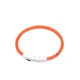 Светодиодный LED ошейник Lesko L-18 USB Orange S светящийся водоотталкивающий для собак и котов - изображение 1