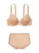 Женский комплект белья Victoria's Secret лиф Push-Up и трусики брифы 1161236733 (Бежевый 38B/L) - изображение 1