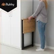 Стол письменный раскладной Ruhhy 80х40 см Loft - Складной стол для ноутбука и учебы, цвет Дуб/Черный, нагрузка 30 кг - изображение 2
